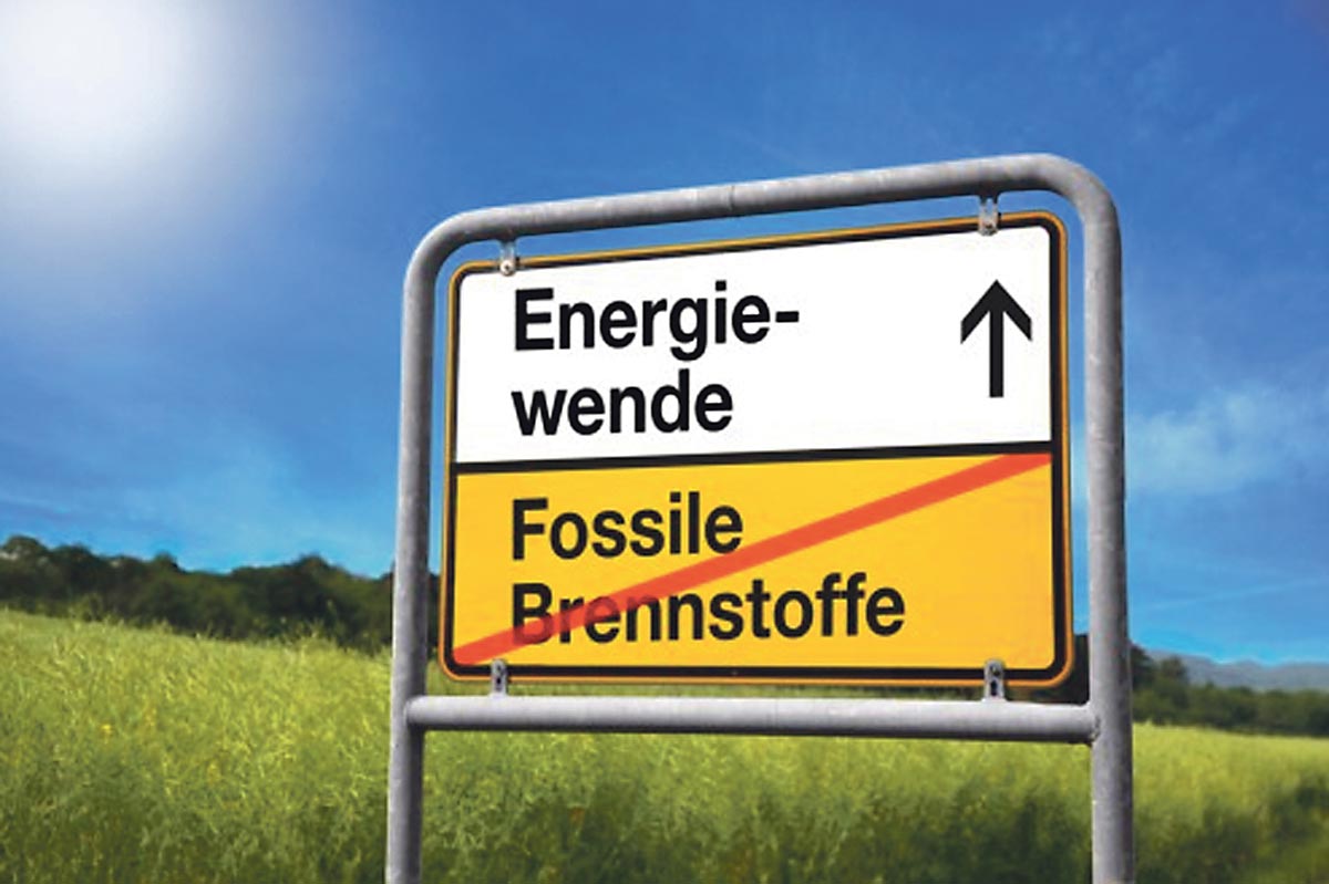 Energiewende-Schild